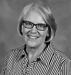 black and white image of Susan Buchwalter