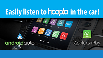 Listen to Hoopla in the car!