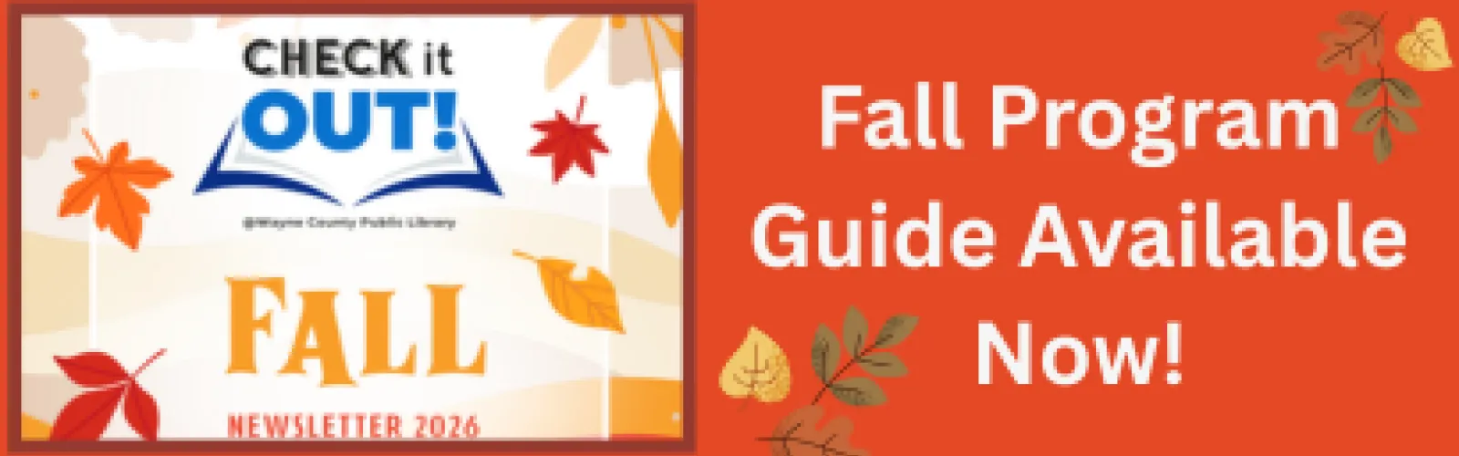 Fall Program Guide Available Now